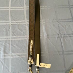 NWT Coach Brown Leather Crossbody Strap